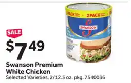 Stop&Shop Swanson Premium White Chicken offer