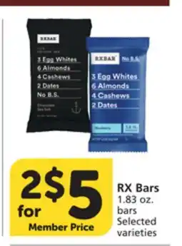 Vons RX Bars offer