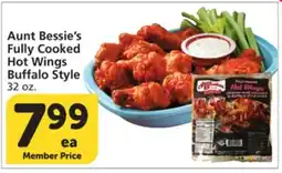 Vons Aunt Bessie's Fully Cooked Hot Wings Buffalo Style offer