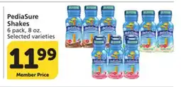 Vons PediaSure Shakes offer