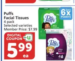 Vons Puffs Facial Tissues offer