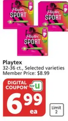Vons Playtex offer