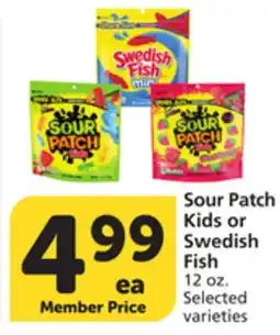 Vons Sour Patch Kids or Swedish Fish offer