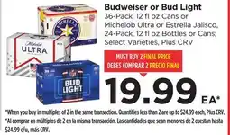 Food 4 Less Budweiser or Bud Light offer