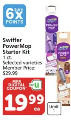 Vons Swiffer PowerMop Starter Kit offer