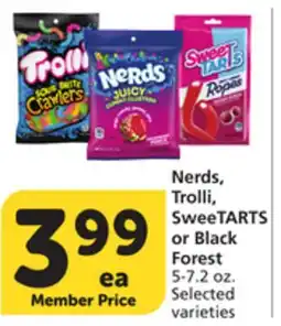 Vons Nerds, Trolli, SweeTARTS or Black Forest offer