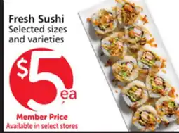 Vons Fresh Sushi offer