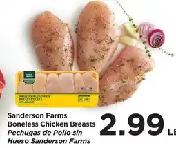 Food 4 Less Sanderson Farms Boneless Chicken Breasts offer