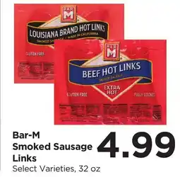 Food 4 Less Bar-M Smoked Sausage Links offer