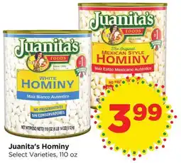 Food 4 Less Juanita's Hominy offer