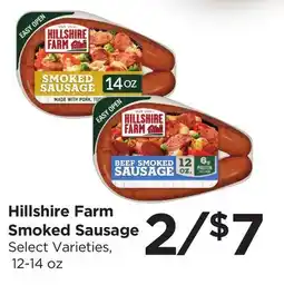 Food 4 Less Hillshire Farm Smoked Sausage offer