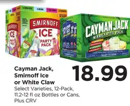 Food 4 Less Cayman Jack, Smirnoff Ice or White Claw offer