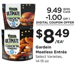 Ralphs Gardein Meatless Entrée offer
