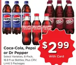 Ralphs Coca-Cola, Pepsi or Dr Pepper offer
