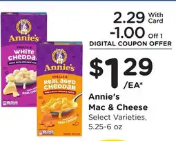 Ralphs Annie's Mac & Cheese offer