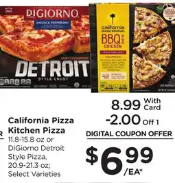 Ralphs California Pizza Kitchen Pizza offer