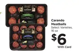 Ralphs Carando Meatballs offer
