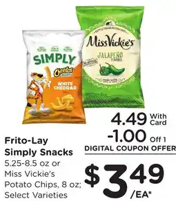 Ralphs Frito-Lay Simply Snacks offer