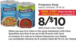 Ralphs Progresso Soup offer