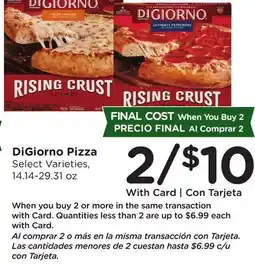 Ralphs DiGiorno Pizza offer