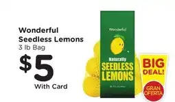 Ralphs Wonderful Seedless Lemons offer