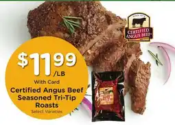 Ralphs Certified Angus Beef Seasoned Tri-Tip Roasts offer