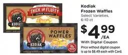 Ralphs Kodiak Frozen Waffles offer