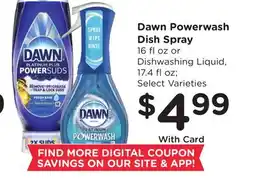 Ralphs Dawn Powerwash Dish Spray offer