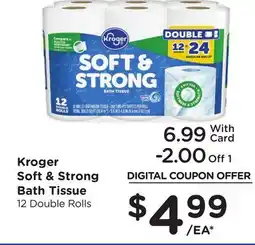 Ralphs Kroger Soft & Strong Bath Tissue offer