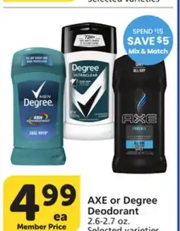 Pavilions AXE or Degree Deodorant offer