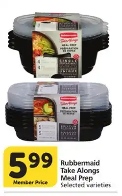 Pavilions Rubbermaid Take Alongs Meal Prep offer