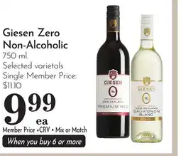 Pavilions Giesen Zero Non-Alcoholic offer