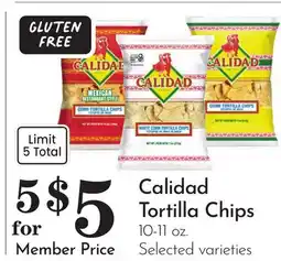 Pavilions Calidad Tortilla Chips offer