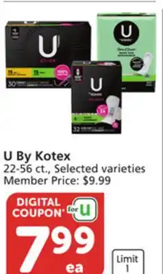 Pavilions U By Kotex offer