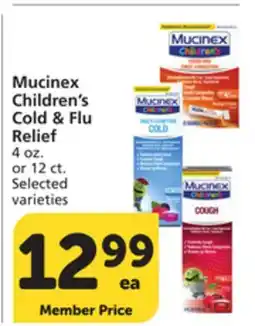 Pavilions Mucinex Children's Cold & Flu Relief offer