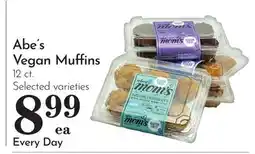 Pavilions Abe's Vegan Muffins offer