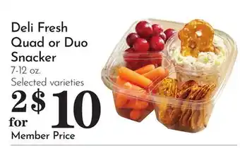 Pavilions Deli Fresh Quad or Duo Snacker offer
