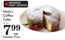 Pavilions Mom's Coffee Cake offer