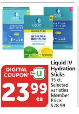 Pavilions Liquid IV Hydration Sticks offer