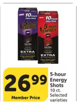 Pavilions 5-hour Energy Shots offer