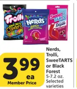 Albertsons Nerds, Trolli, SweeTARTS or Black Forest offer