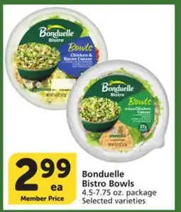 Albertsons Bonduelle Bistro Bowls offer