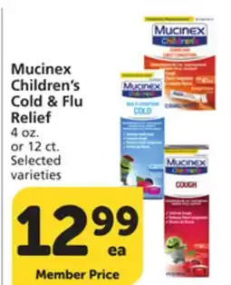 Albertsons Mucinex Children's Cold & Flu Relief offer