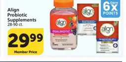 Albertsons Align Probiotic Supplements offer