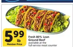 Albertsons Fresh 80% Lean Ground Beef offer