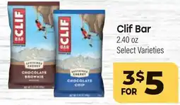 Tony’s Fresh Market Clif Bar offer
