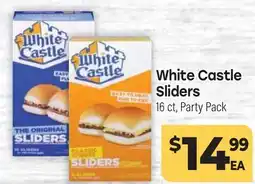 Tony’s Fresh Market White Castle Sliders offer