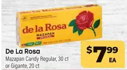 Tony’s Fresh Market De La Rosa Mazapan Candy Regular, 30 ct or Gigante, 20 ct offer