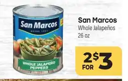 Tony’s Fresh Market San Marcos Whole Jalapeños offer