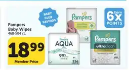 Albertsons Pampers Baby Wipes offer